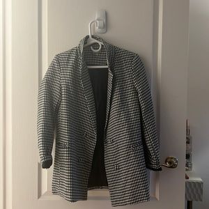 Beginning Boutique Black & White Blazer